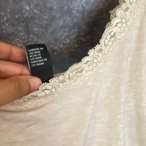 Forever 21 - Cream Lace Scoop Neck Tank Top - Picture 4 of 5